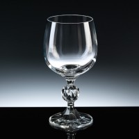 Claudia 7oz White Wine Glass, Pair, Satin Boxed