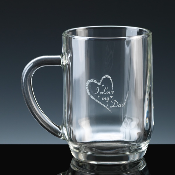 Crystal Gifts 1 Pint Tankard My Dad, Single, Silver Boxed